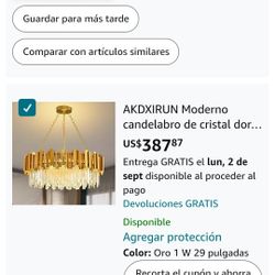 Lámpara Elegante En Perfecto Estado Y Sin Detalle Alguno 