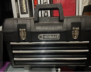 Kobalt 23’ portable tool box 3 drawer- like new