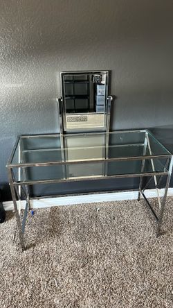 Glass vanity