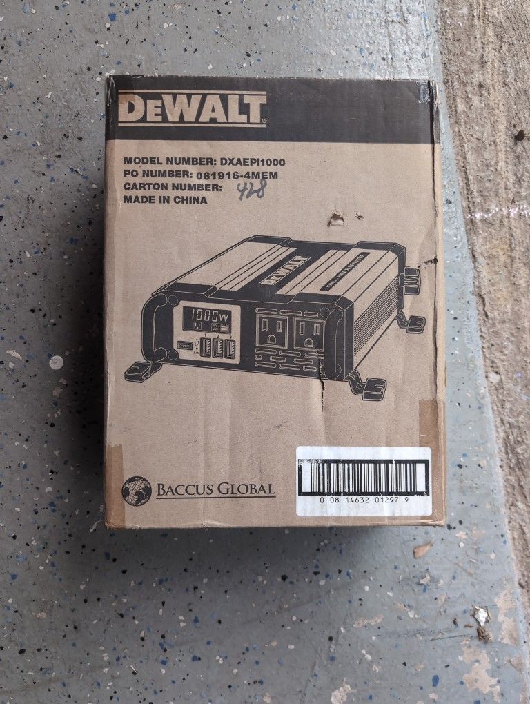 Inverter DEWALT NEW 1000 Watt