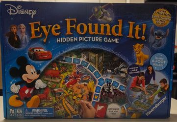 👀 Disney Eye Found It! Hidden Picture Game – Like New! 🏰✨