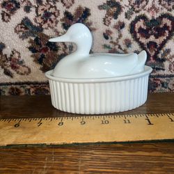 Duck Trinket Covered Dish Crate & Barrel