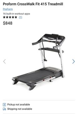 ProForm® CrossWalk Fit 415 treadmill
