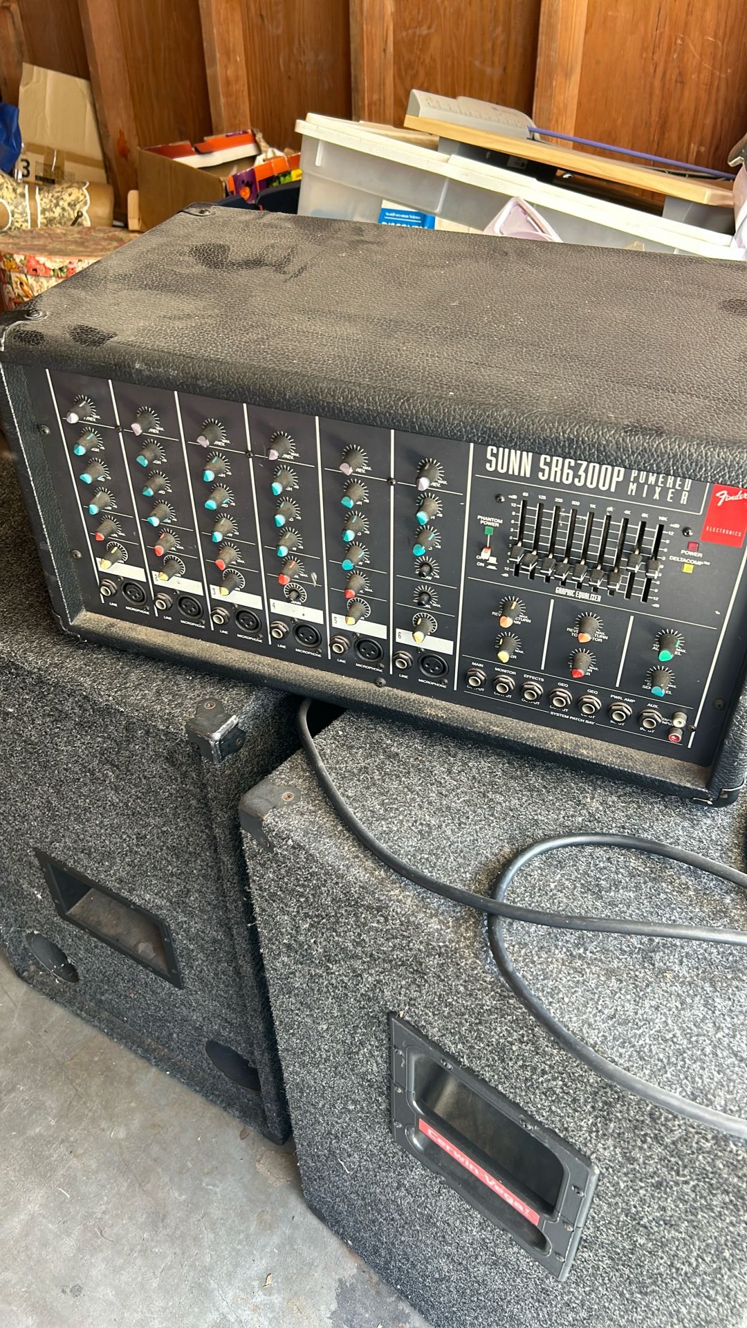 Sunn SR6300P Powered Mixer By Fender