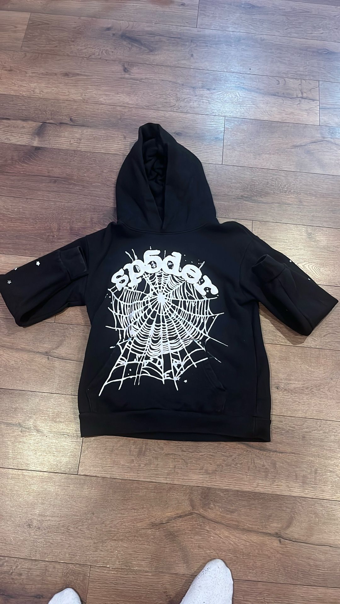 black sp5der hoodie