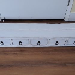 Decorative Shelf W/ Drawers