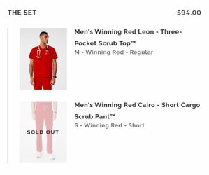Figs men’s scrubs