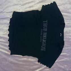 Black True Religion crop top