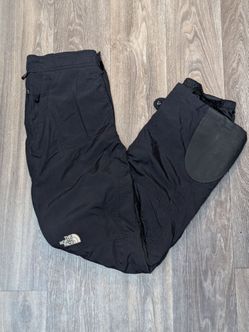 The North Face HyVent Ski Pants Men's Large Black Waterproof Snowboard - READ (Tear)