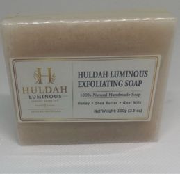 Huldah Luminous Exfoliating Soap Bar