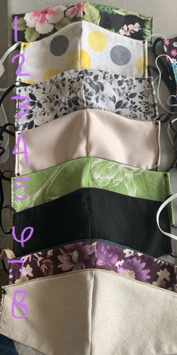 Homemade mask (new)/women’s,Men’s, children’s price vary