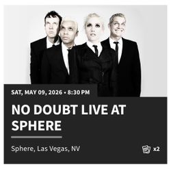 No Doubt Sphere Las Vegas 5/9