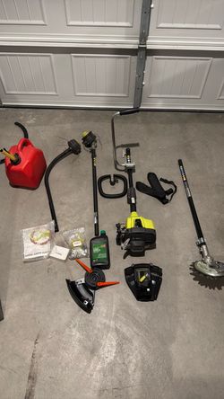 Ryobi 2 cycle full crank string trimmer