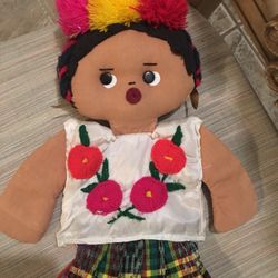 Typical Guatemalan Letter Holder Doll