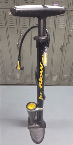 Topeak JoeBlow Max HP Bicycle Floor Pump with Gauge - Black/Yellow