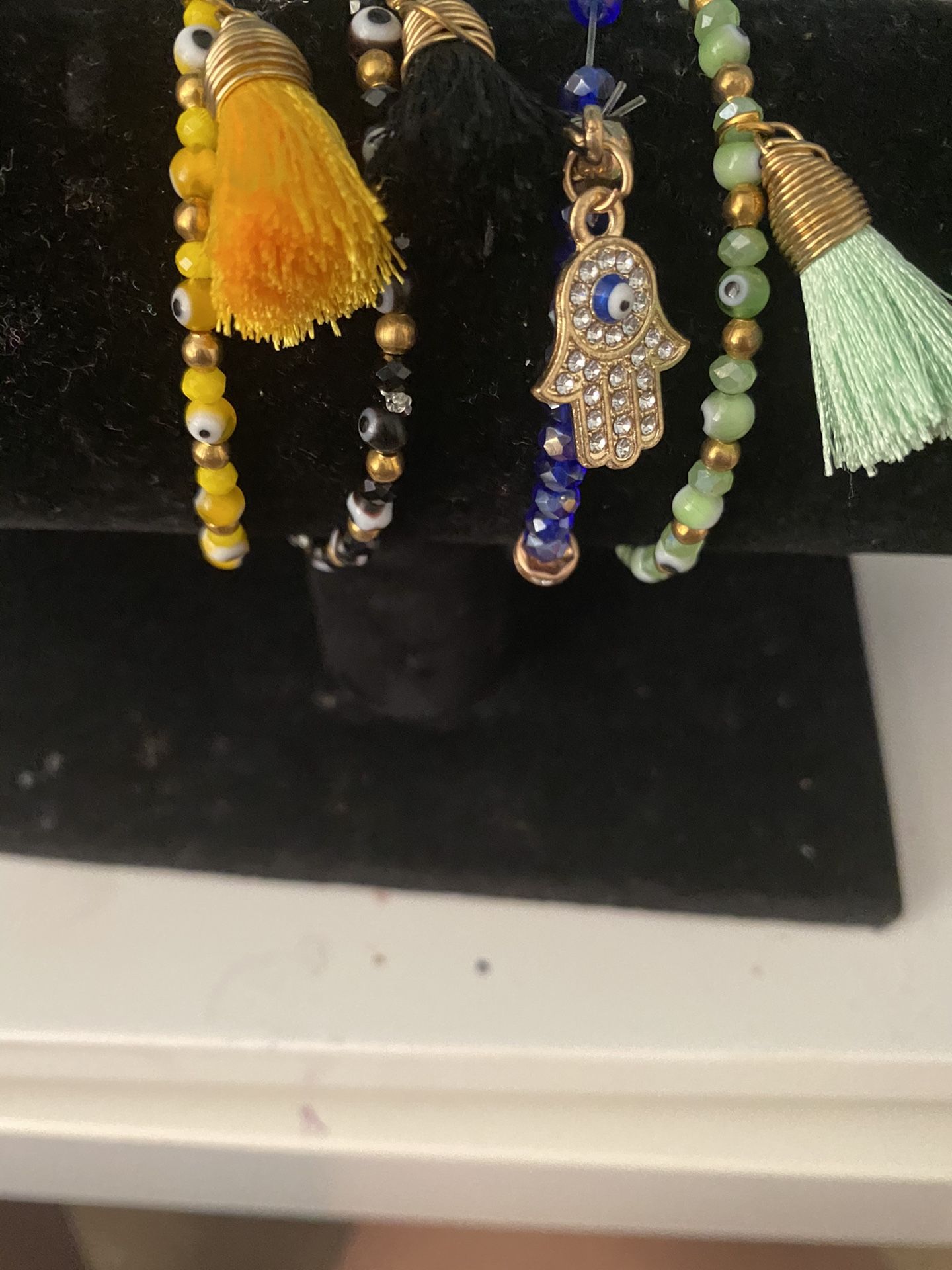 Selling bracelets and earrings