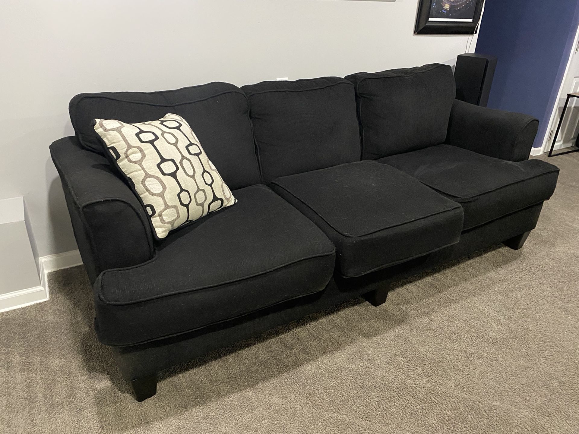 Black Upholstery Sofa