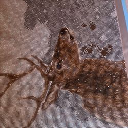 Diamond dots deer