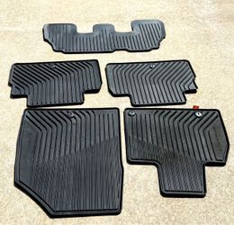 Kia Telluride All-Weather Rubber Floor Mats Set