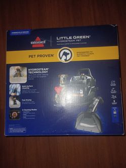 Bissell little green hydrosteam pet brand new original Price $250 asking $130