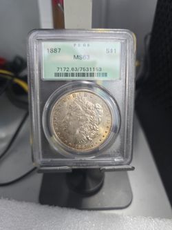 1887 Morgan Silver EAGLE MS63 PCGS