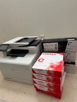 HP LaserJet Pro MFP M479fdw All-In-One Laser Printer with Additional Tray
