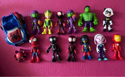 Toys Disney Marvel 4” Spidey and his amazing Friends 13 pieces