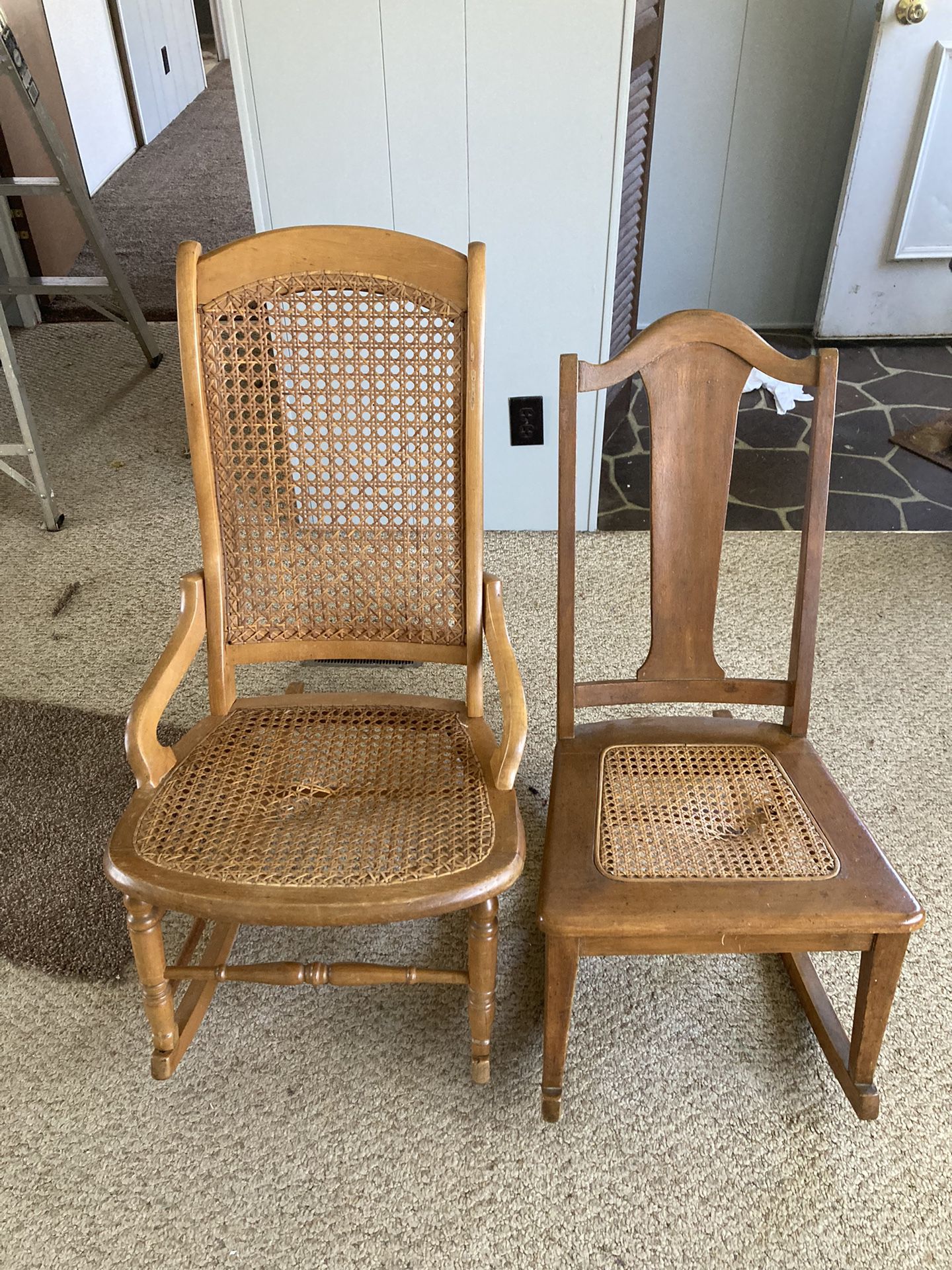 Two Rocking Chairs.