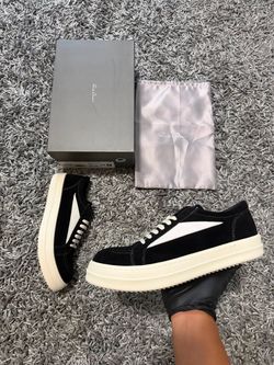 Rick Owen’s black suede