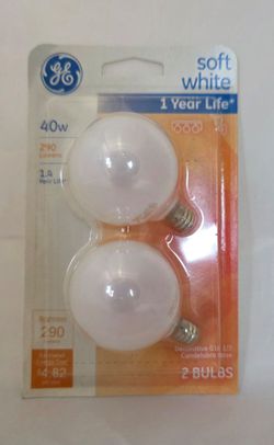 GE Incandescent Globe Bulb