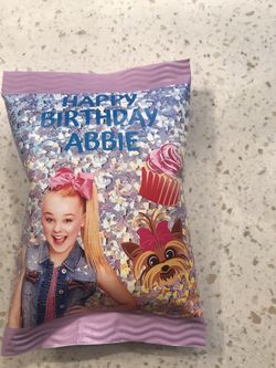 Party favors (custom any theme) chip bags