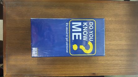 Do you know me game