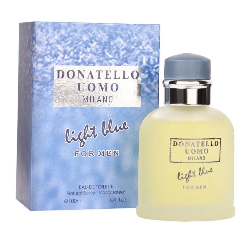 Fragrance Couture DONATELLO UOMO LIGHT BLUE FOR MEN 3.4 Oz EDT Men's Cologne