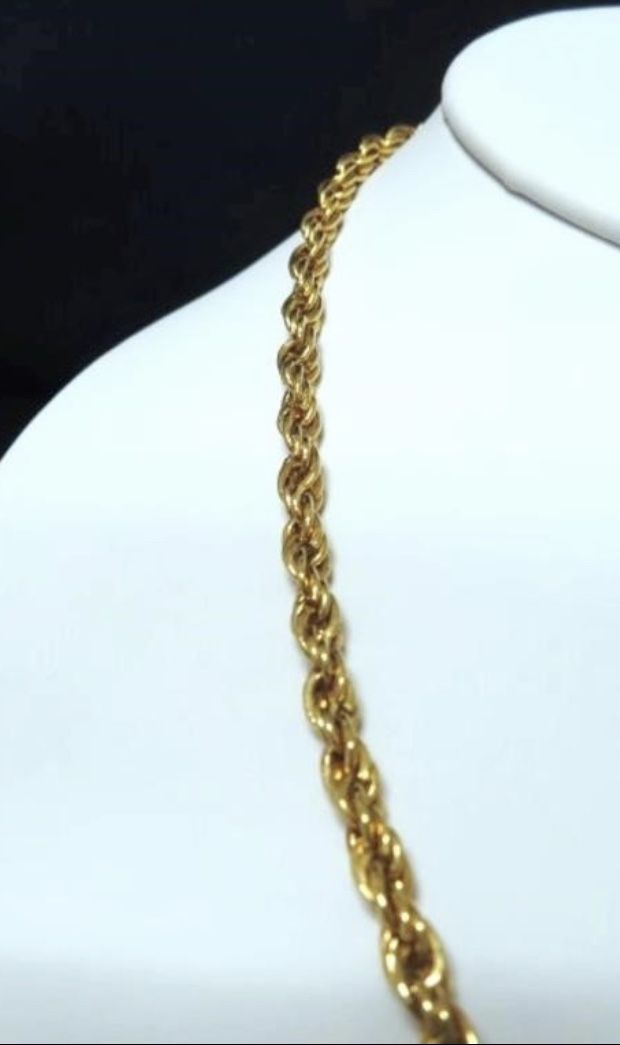 14k Gold GP Rope Chain