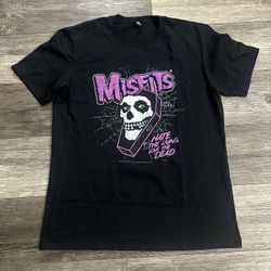 Men’s Misfits Shirt Large Hate The Living Love The Dead 