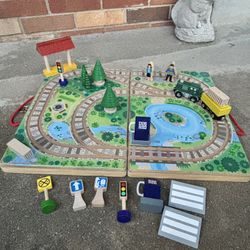 Wooden Train Set