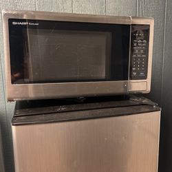 Sharp Microwave And Fridge 