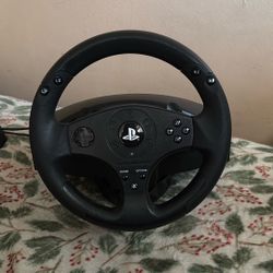 Gaming Steering Wheel With Pedals