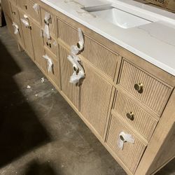 84 Inch Double Sink Bath Vanity 