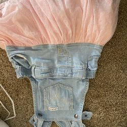 calvin klein overall dress 4t