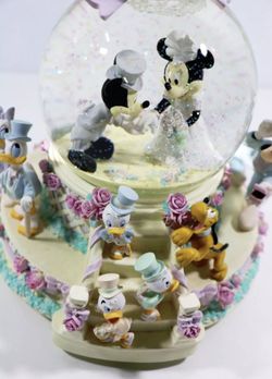 Disney snow globe collectible wedding