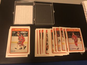 1990-91 O Pee Chee Russian Red Army Hockey Card Subset - Complete
