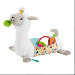 Fisher-Price Baby Toy Grow-with-Me Tummy Time Llama Wedge: Supportive Fun for Your Little One! 