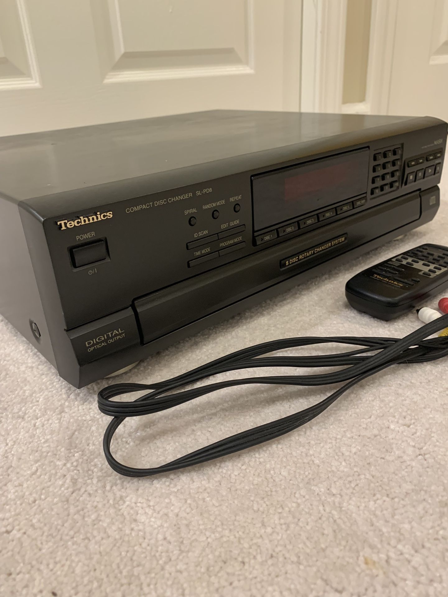 Technics 5 Disc Rotary Changer System