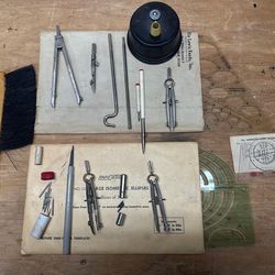 Vintage drafting supplies