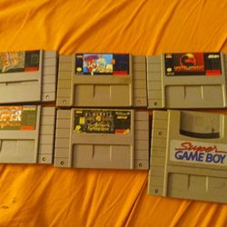 SNES SUPER NINTENDO GAMES LOT