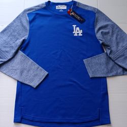 Los Angeles Dodgers Majestic Men's Therma Base Pullover Sweater