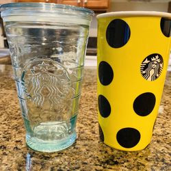 Starbucks Glass & Ceramic Bumblebee 🐝 Cup
