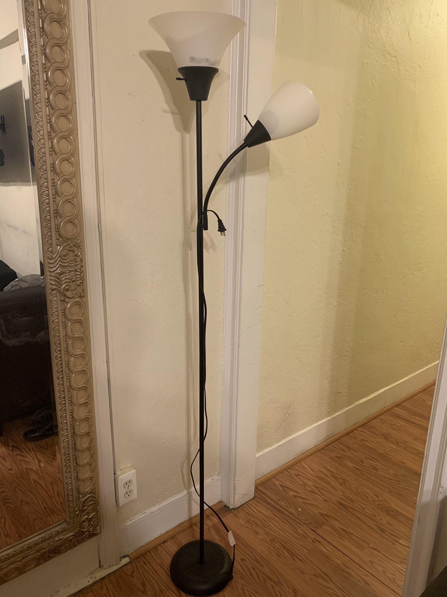 Black Adjustable Floor Lamp