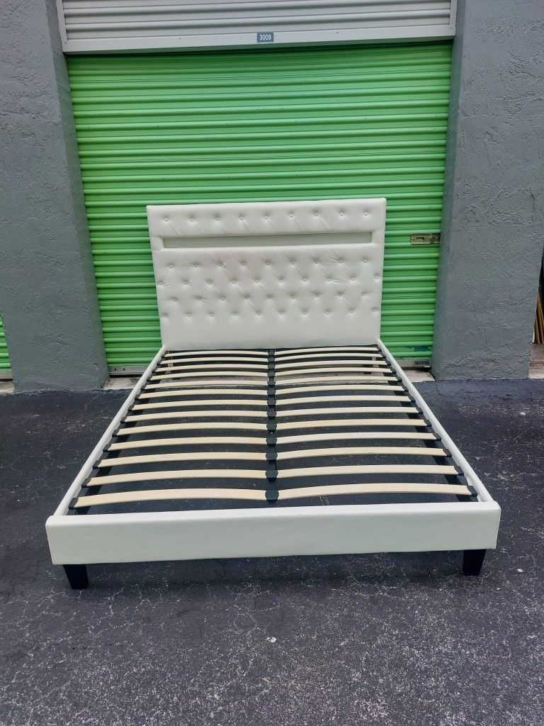 White Full Bed Frame